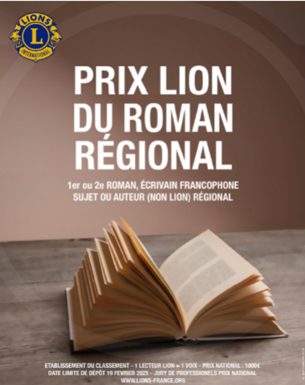 Prix du Roman Régional 2021